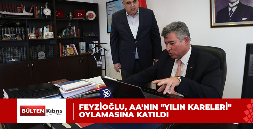 Türkiye’nin Lefkoşa Büyükelçisi Feyzioğlu, AA’nın “Yılın Kareleri” oylamasına katıldı