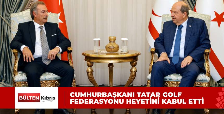 Cumhurbaşkanı Tatar Golf Federasyonu heyetini kabul etti