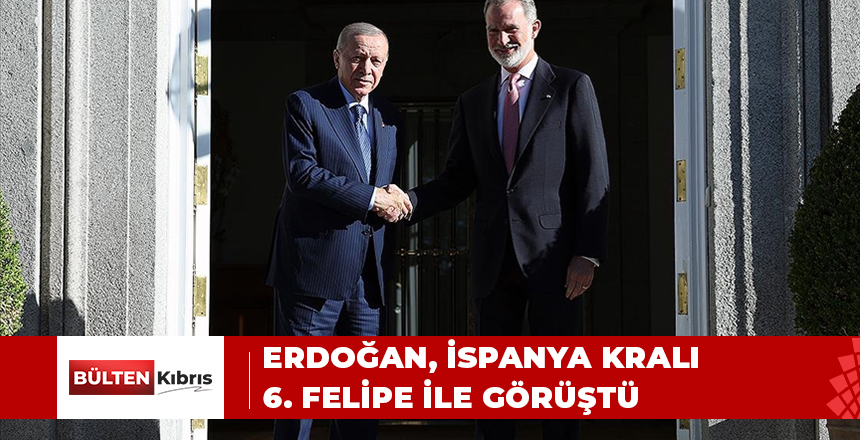 Erdoğan, İspanya Kralı 6. Felipe ile görüştü