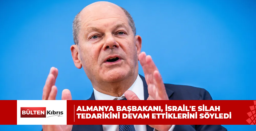 Almanya Başbakanı Scholz, İsrail’e silah tedarikini durdurma kararı almadıklarını söyledi